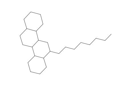 Chrysene, octadecahydro-6-octyl-