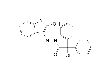 1H-indol-2-ol, 3-[(E)-(hydroxydiphenylacetyl)azo]-