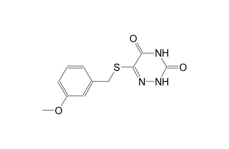 1,2,4-triazine-3,5(2H,4H)-dione, 6-[[(3-methoxyphenyl)methyl]thio]-