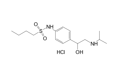 4'-[1-hydroxy-2-(isopropylamino)ethyl]butanesulfonanilide, hydrochloride