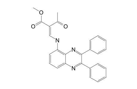 2-[(2,3-DIPHENYLQUINOXALIN-5-YLAMINO)-METHYLENE]-3-OXOBUTANOIC_ACID_METHYLESTER;MAJOR_ISOMER