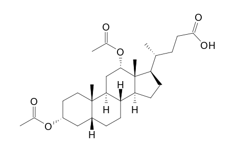 (4R)-4-[(3R,5R,8R,9S,10S,12S,13R,14S,17R)-3,12-diacetoxy-10,13-dimethyl-2,3,4,5,6,7,8,9,11,12,14,15,16,17-tetradecahydro-1H-cyclopenta[a]phenanthren-17-yl]pentanoic acid