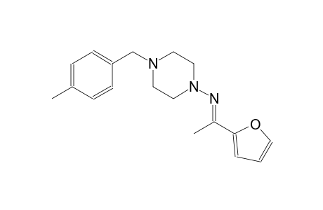 1-piperazinamine, N-[(E)-1-(2-furanyl)ethylidene]-4-[(4-methylphenyl)methyl]-