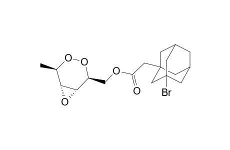 (+/-)-[(1aR,2S,5R,5aS)-5-Methylperhydrooxireno[2,3-d][1,2]dioxin-2yl]methyl 2-(3-bromoadamantyl)acetate