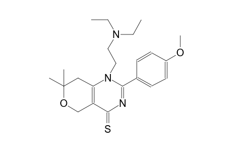 4H-pyrano[4,3-d]pyrimidine-4-thione, 1-[2-(diethylamino)ethyl]-1,5,7,8-tetrahydro-2-(4-methoxyphenyl)-7,7-dimethyl-
