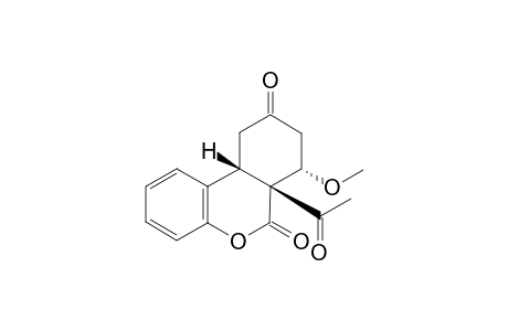 (6aR,7S,10aS)-6a-Acetyl-7-methoxy-7,8,10,10a-tetrahydro-6aH-benzo[c]chromene-6,9-dione
