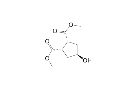 1,2-Cyclopentanedicarboxylic acid, 4-hydroxy-, dimethyl ester, (1.alpha.,2.alpha.,4.beta.)-