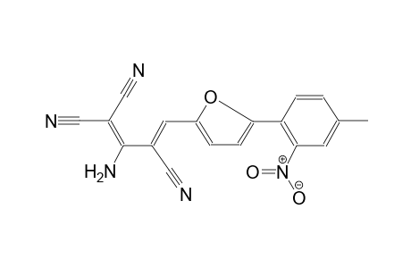 (3Z)-2-amino-4-[5-(4-methyl-2-nitrophenyl)-2-furyl]-1,3-butadiene-1,1,3-tricarbonitrile
