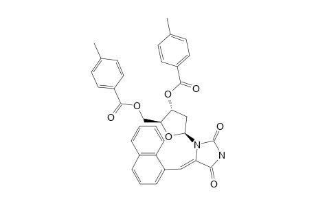 (Z)-1-[2-DEOXY-3,5-BIS-O-(4-METHYLBENZOYL)-BETA-D-ERYTHRO-PENTOFURANOSYL]-5-(1-NAPHTHYLMETHYLENE)-2,4-IMIDAZOLIDINEDIONE