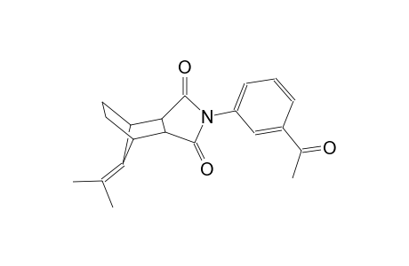 4-(3-acetylphenyl)-10-(1-methylethylidene)-4-azatricyclo[5.2.1.0~2,6~]decane-3,5-dione