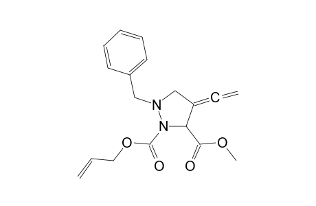 2-(Alloxycarbonyl)-1-benzyl-4-ethenylidene-3-pyrazolidinecarboxylic acid methyl ester