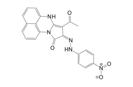 8-Acetyl-7H-9-(4-nitrophenylhydrazono)-pyrrolo[1,2-a]perimidin-10-one
