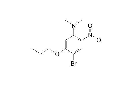 4-Bromo-2-nitro-5-propoxyaniline, N,N-bis-methyl