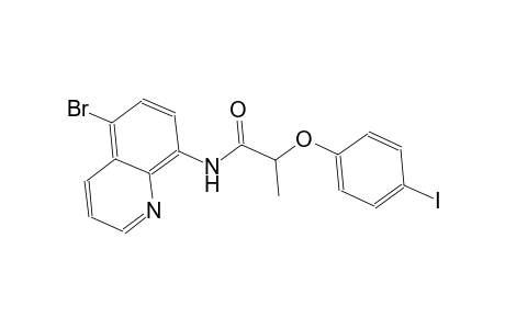 N-(5-bromo-8-quinolinyl)-2-(4-iodophenoxy)propanamide