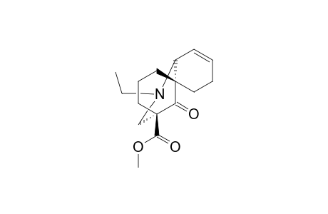 (1R*,4R*,9S*)-Methyl-3-ethyl-13-oxo-3-azatricyclotridec[8.3.1.0(4,9)]-5-ene-1-carboxylate