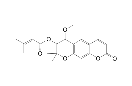 4'-Methoxy-2',2'-dimethyl-3-(senecioyloxy)-3',4'-dihydropyrano[5',6' ; 6,7]coumarin