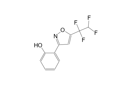 2-[5-(1,1,2,2-tetrafluoroethyl)-3-isoxazolyl]phenol