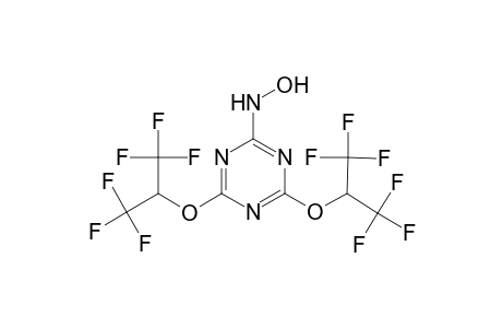 N-[4,6-bis(1,1,1,3,3,3-hexafluoropropan-2-yloxy)-1,3,5-triazin-2-yl]hydroxylamine