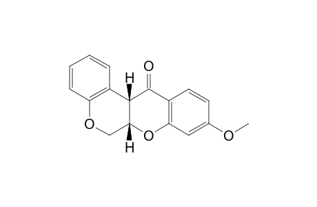 (6aS,12aS)-9-methoxy-6a,12a-dihydro-6H-chromeno[3,4-b]chromen-12-one