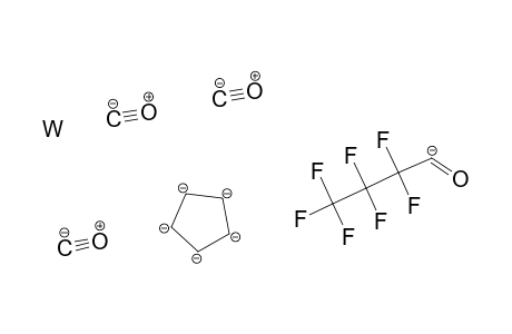 Tungsten, tricarbonyl(.eta.5-2,4-cyclopentadien-1-yl)(2,2,3,3,4,4,4,-heptafluoro-1-oxobutyl)-
