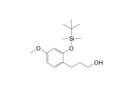 3-(2-((tert-butyldimethylsilyl)oxy)-4-methoxyphenyl)propan-1-ol