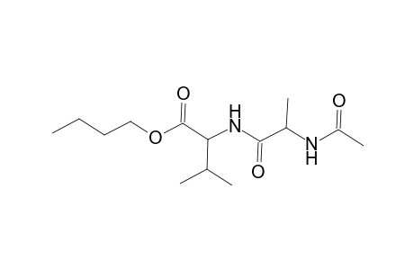 L-Valine, N-(N-acetyl-L-alanyl)-, butyl ester