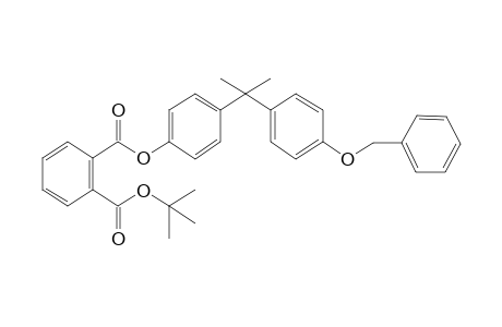 Phthalic acid, bisphenol a monoester, end-groups blocked with tert-butyl and benzyl groups