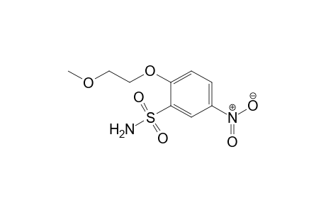 Benzenesulfonamide, 2-(2-methoxyethoxy)-5-nitro-