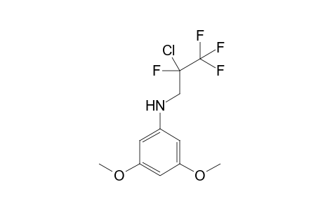 N-(2-Chloro-2,3,3,3-tetrafluoropropyl)-3,5-dimethoxyaniline