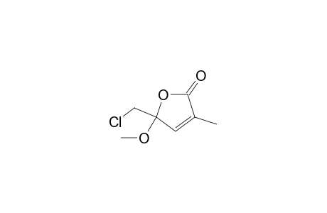 5-Chloro-4-methoxy-2-methyl-2-penten-4-olide