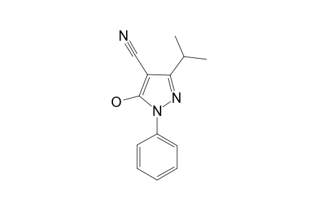 4-Cyano-5-hydroxy-3-isopropyl-1-phenylpyrazole