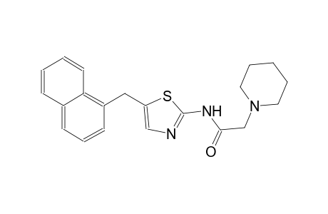 N-[5-(1-naphthylmethyl)-1,3-thiazol-2-yl]-2-(1-piperidinyl)acetamide