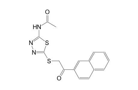 N-(5-{[2-(2-naphthyl)-2-oxoethyl]sulfanyl}-1,3,4-thiadiazol-2-yl)acetamide