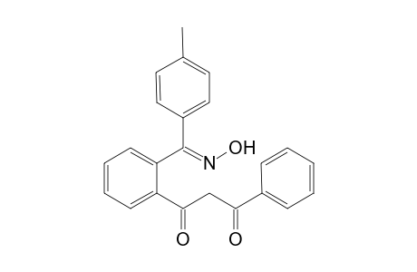 1-Phenyl-3-[2-[(E)-p-tolylcarbohydroximoyl]phenyl]propane-1,3-dione
