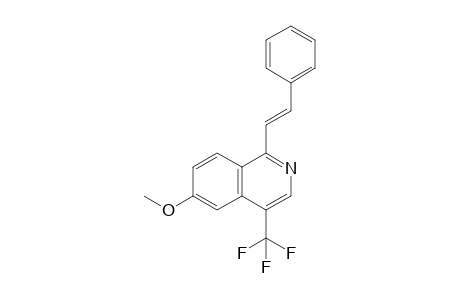 6-Methoxy-1-styryl-4-(trifluoromethyl)isoquinoline