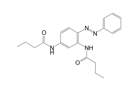 N-{3-(butyrylamino)-4-[(E)-phenyldiazenyl]phenyl}butanamide