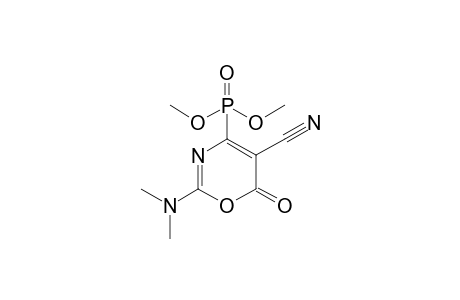 Dimethyl (5-Cyano-2-dimethylamino-6-oxo-6H-1,3-oxazin-4-yl)phosphonate