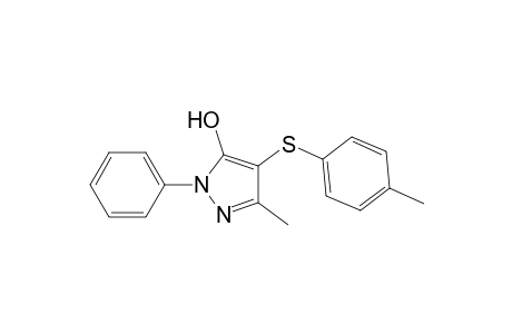 3-Methyl-1-phenyl-4-(p-tolylthio)-1H-pyrazol-5-ol