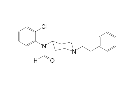 N-(2-Chlorophenyl)-N-[1-(2-phenylethyl)piperidin-4-yl]formamide