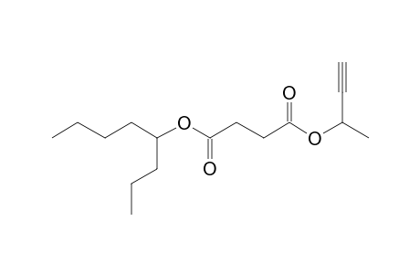 Succinic acid, but-3-yn-2-yl 4-octyl ester