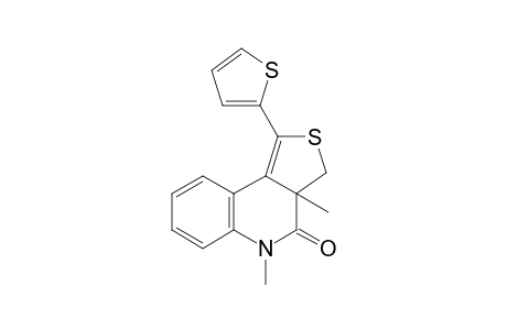 3a,5-dimethyl-1-(thiophen-2-yl)-3,3a-dihydrothieno[3,4-c]quinolin-4(5H)-one