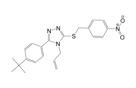 4-allyl-3-(4-tert-butylphenyl)-5-[(4-nitrobenzyl)sulfanyl]-4H-1,2,4-triazole