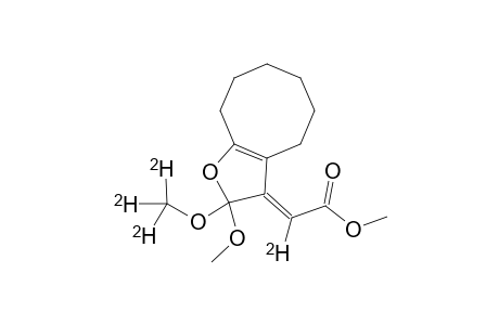 METHYL-D4-(E)-2-(2,2-DIMETHOXY-4,5,6,7,8,9-HEXAHYDROCYCLOOCTA-[B]-FURAN-3(2H)-YLIDENE)-ACETATE