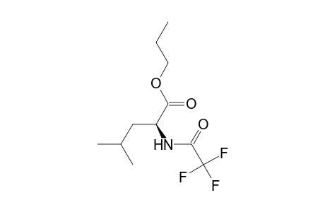 L-Leucine, N-(trifluoroacetyl)-, propyl ester