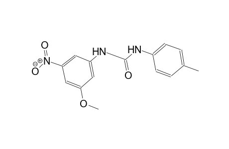 N-(3-methoxy-5-nitrophenyl)-N'-(4-methylphenyl)urea
