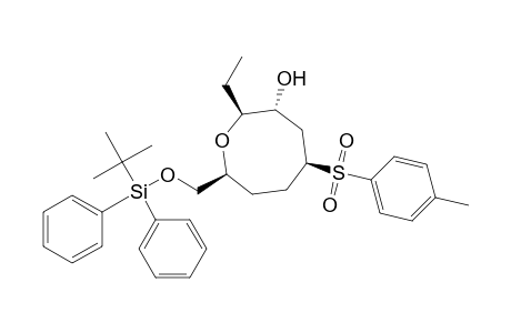 (2S,3R,5S,8S)-8-(((tert-Butyldiphenylsilyl)oxy)methyl)-2-ethyl-5-(tolyl-4-sulfonyl)oxocan-3-ol