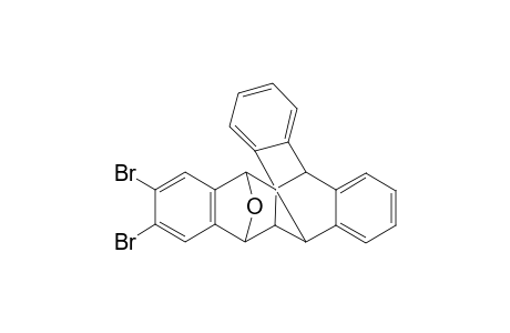 6,11[1',2']-Benzeno-5,12-epoxynaphthacene, 2,3-dibromo-5,5a,6,11,11a,12-hexahydro-
