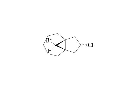 anti-11-Bromo-endo-9-chloro-syn-11-fluorotricyclo[5.3.1.0]undecane