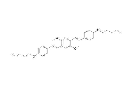 1,4-Dimethoxy-2,5-bis(E)-[2-(4-pentyloxyphenyl)vinyl]benzene