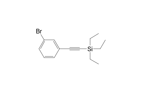 2-(3-bromophenyl)ethynyl-triethyl-silane